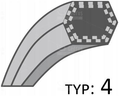 Klinový remeň kosačky - MTD Belt MTD Nôž Drive 754-04175 BOENS CUBCADET
