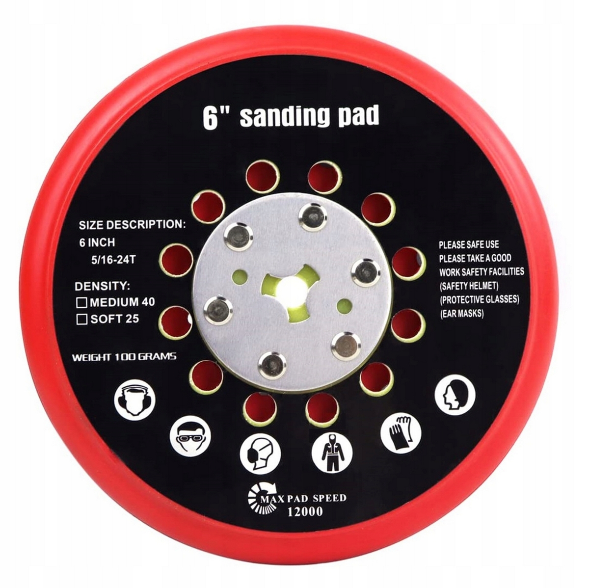 Viacotvorový plech 150 mm STREDNÝ pre GET 75-150 BOSCH