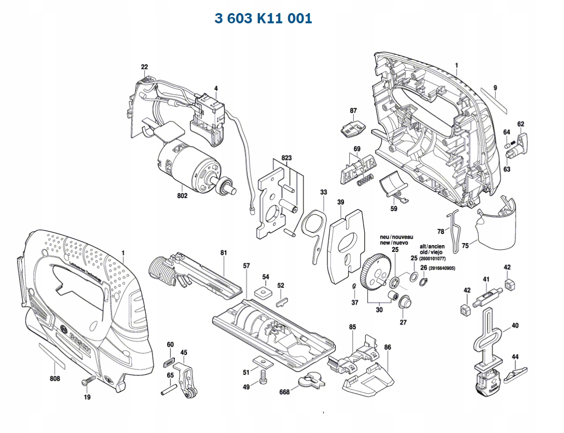 Elektrický modul - Elektronická dlaždica, Bosch PST18LI 001