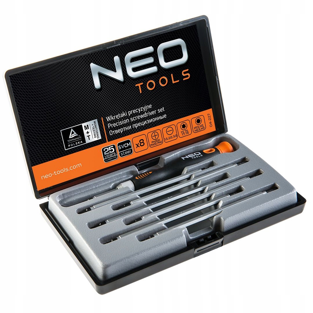 Sada skrutkovačov Neo Tools 04-227 8 ks.