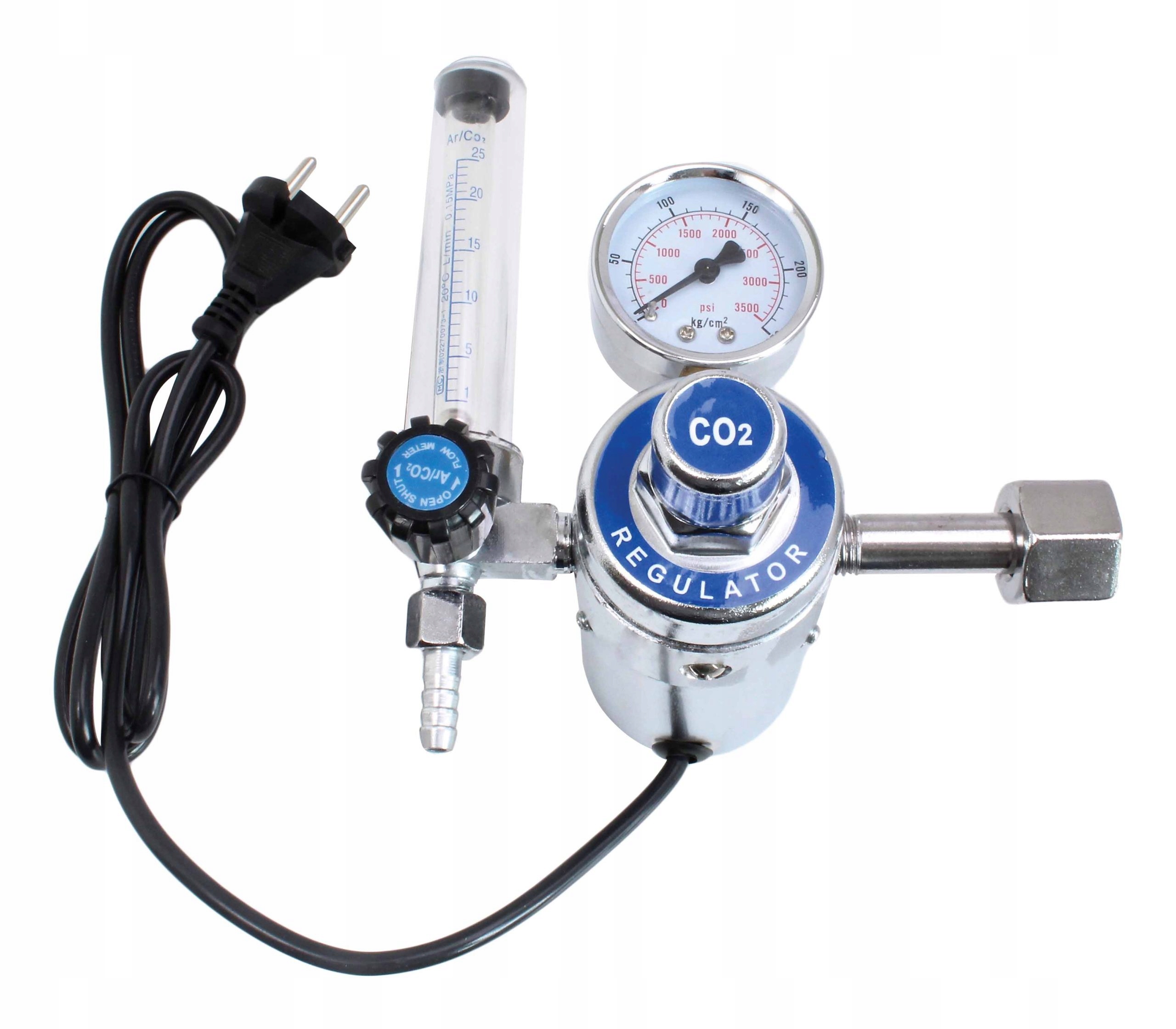 Redukcia plynu Argon/CO2 s ohrievačom S-her