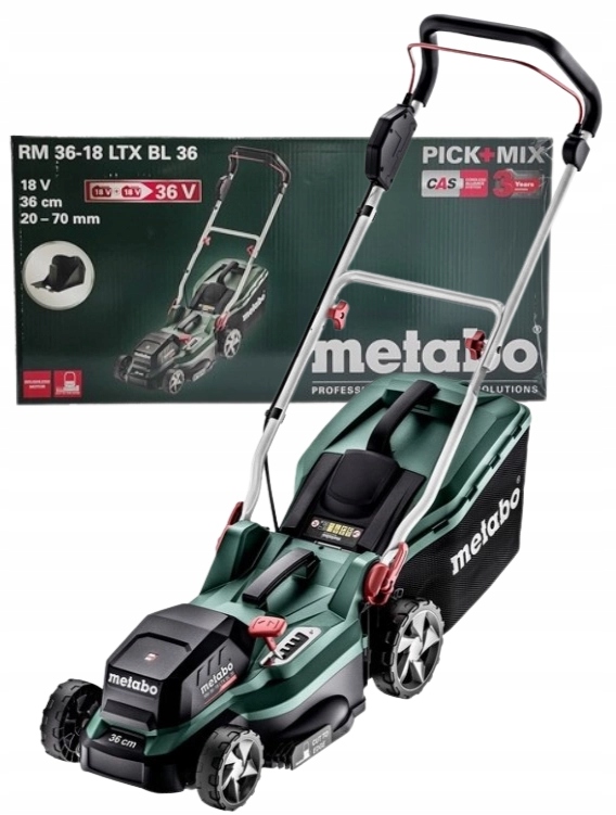Akumulátorová kosačka Metabo 36 cm