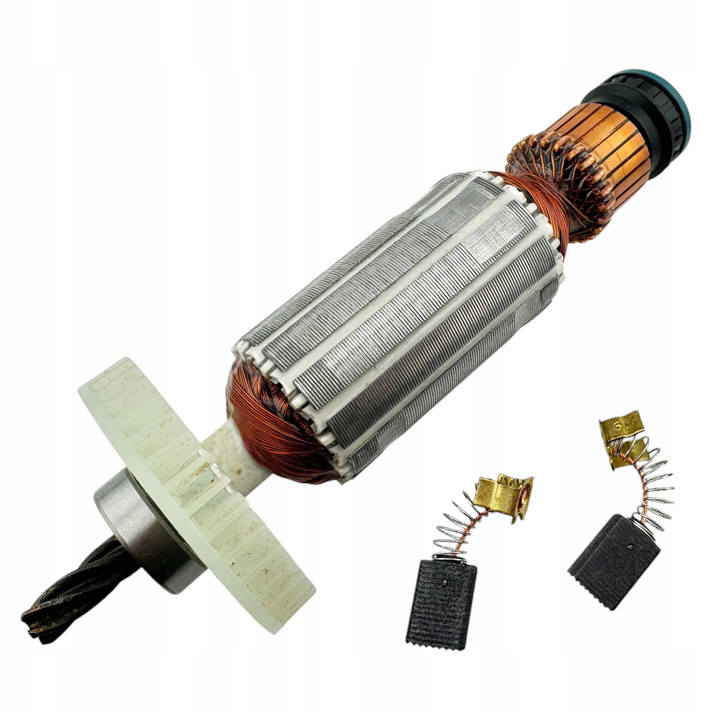 ROTOR MAKITA HP2051 HP2050 DP4011 DP4010 kefky ložiská tlmič nárazov 517414-1