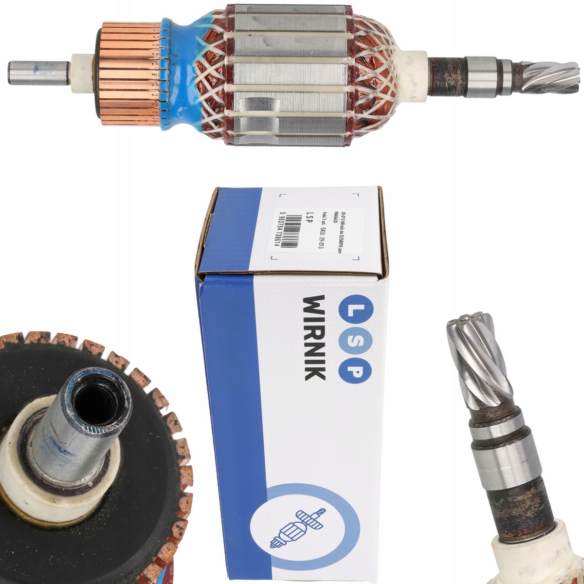 ROTOR PRE DEWALT D 25601 25602 25603 25604 K N046420 PRE VŔTACIE KLADIVO 1250 W 7 ZUBOV