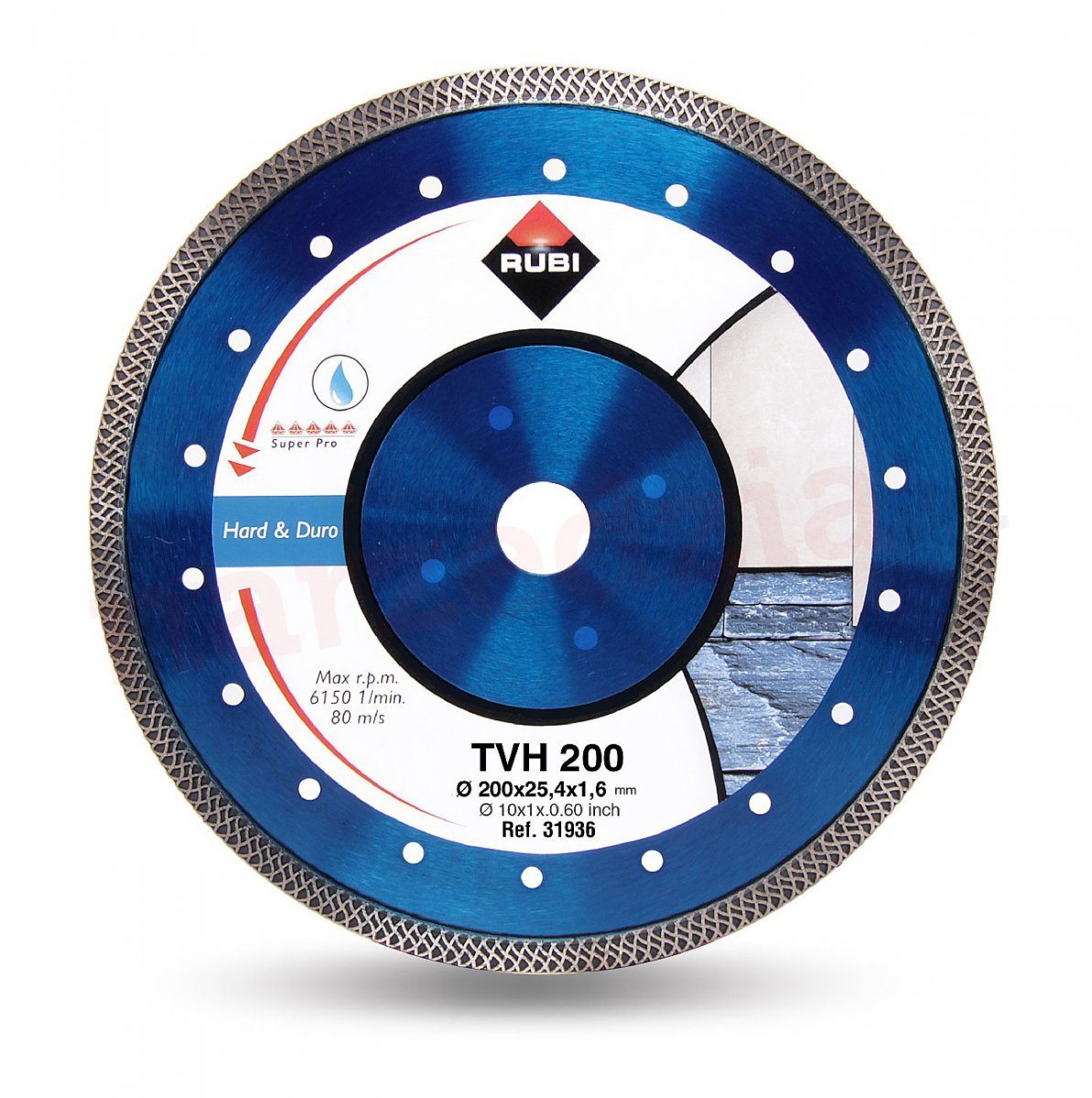 Diamantový kotúč Rubi TVH 200 Superpro 31936