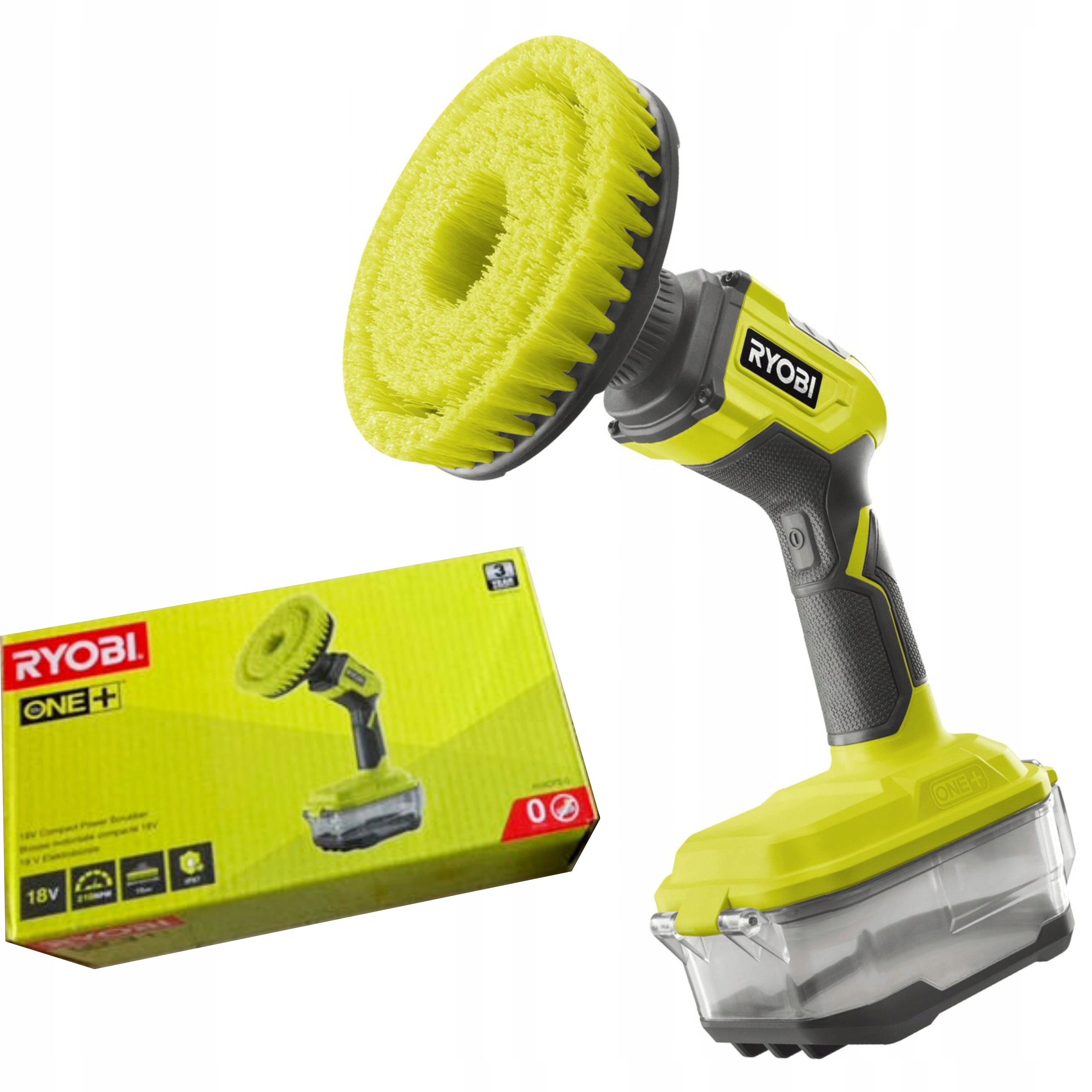 Kompaktná akumulátorová rotačná kefa Ryobi 18V R18CPS-0