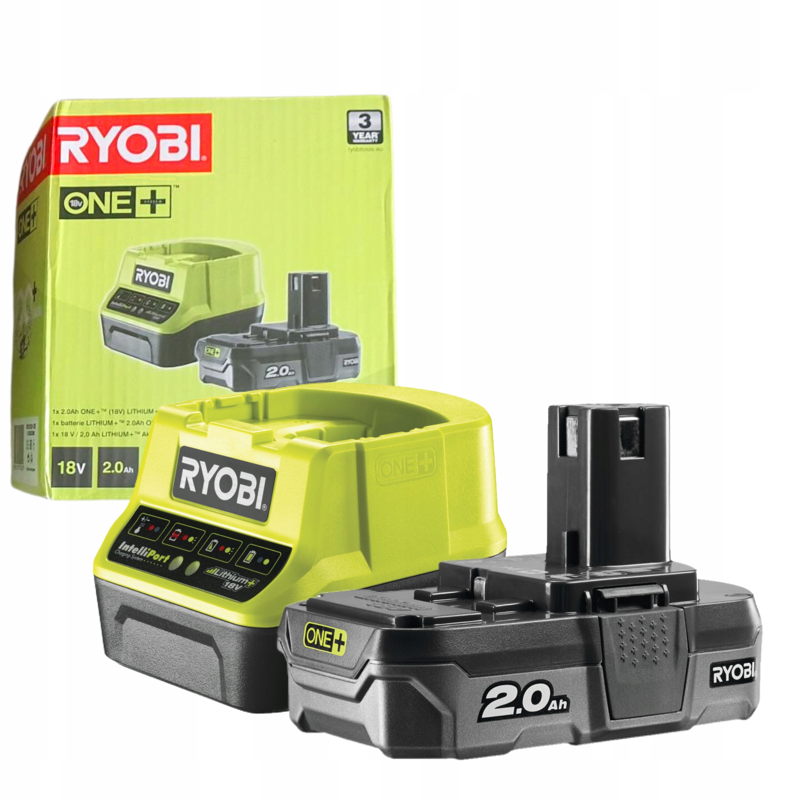 Nabíjačka - Ryobi RC18120-120 Batéria 2.0AH + 18 V nabíjačka