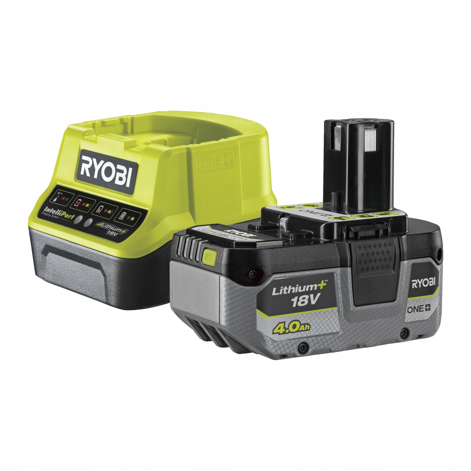 Náhradná batéria - Ryobi li-ion batéria sada 4AH + 18 V nabíjačka