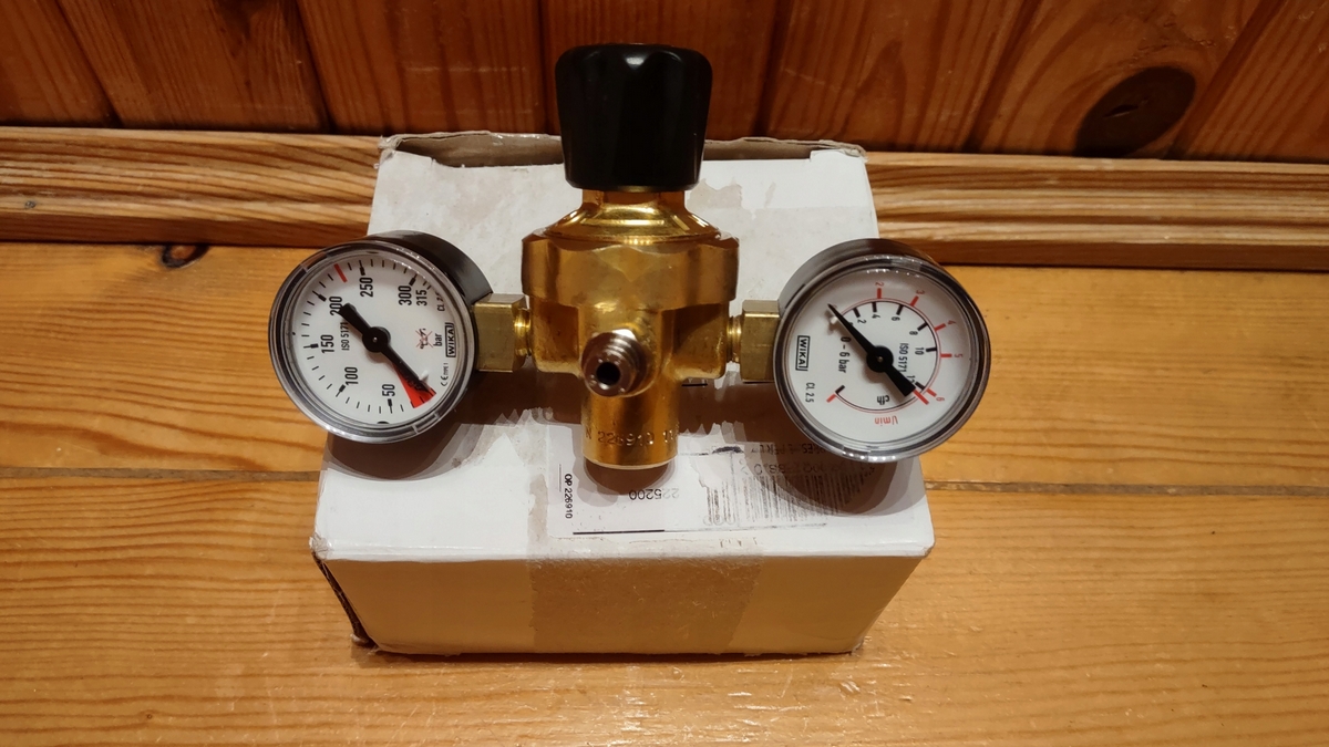 Reduktor CO2, Argon 2 hodiny nové