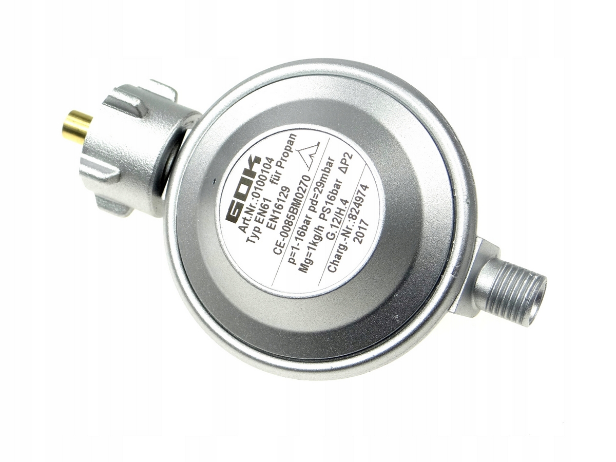 Reduktor pre propán Butan fľašu 29 Mbar-1 kg/h