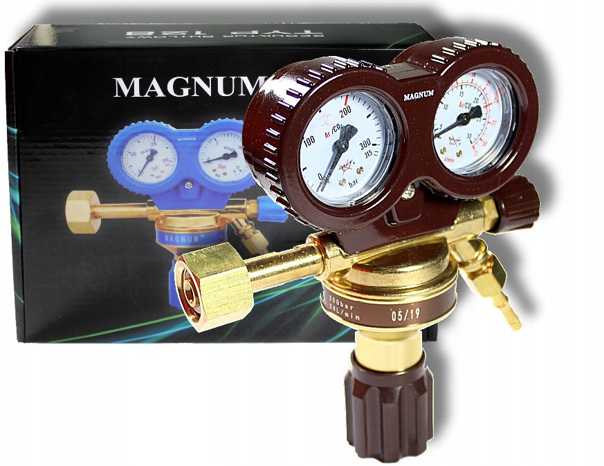 Redukcia plynu pre gimmetre valca AR/CO2 2 Magnum
