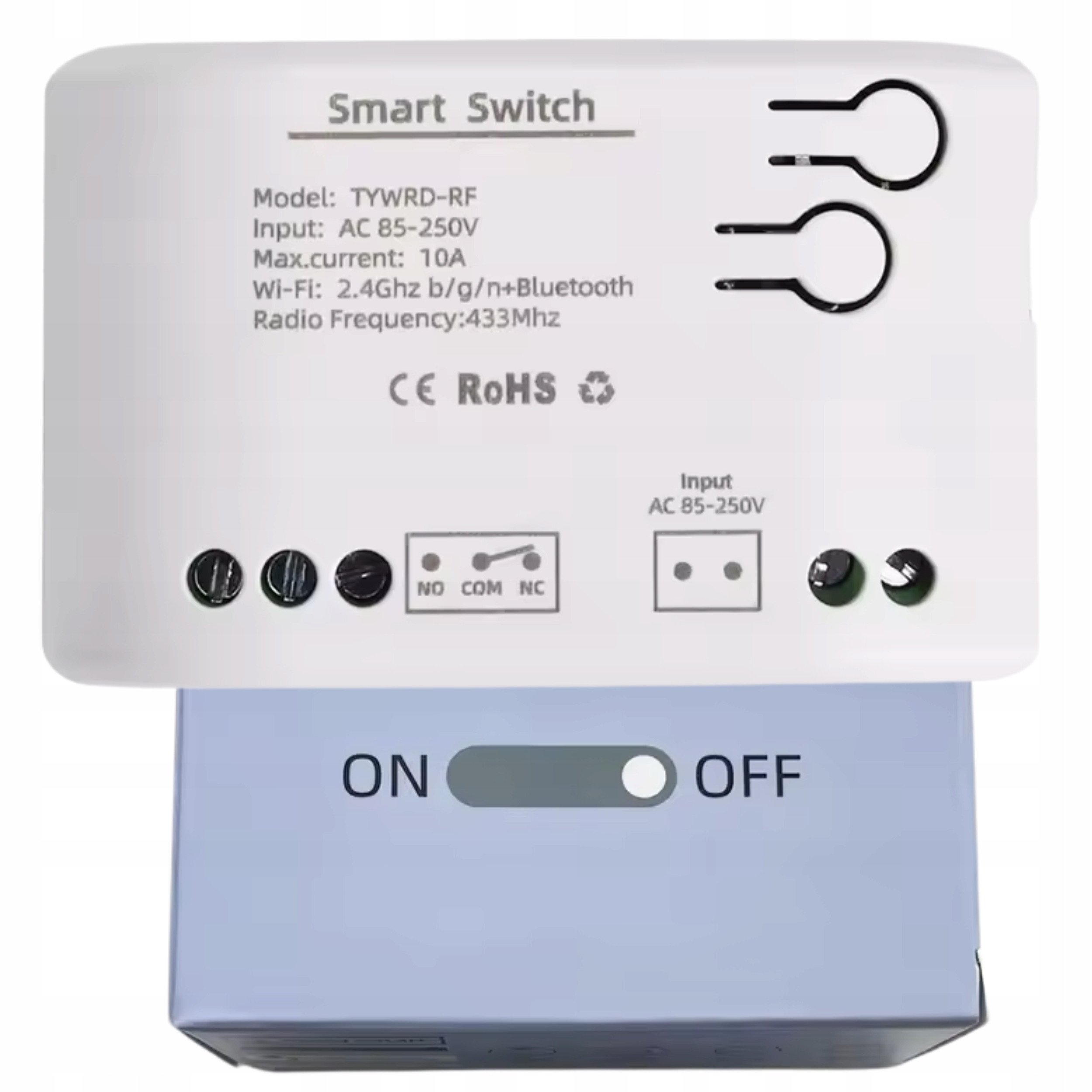 Inteligentné relé Tuya EweLINK s diaľkovým ovládaním 85-250V RF 1 kanál