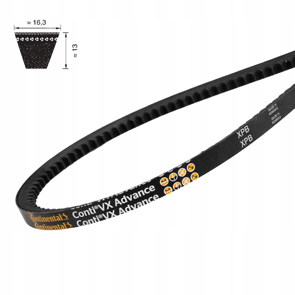 Ozubený klinový remeň XPB 3750 Lp ADVANCE CONTINENTAL 16,3x3750
