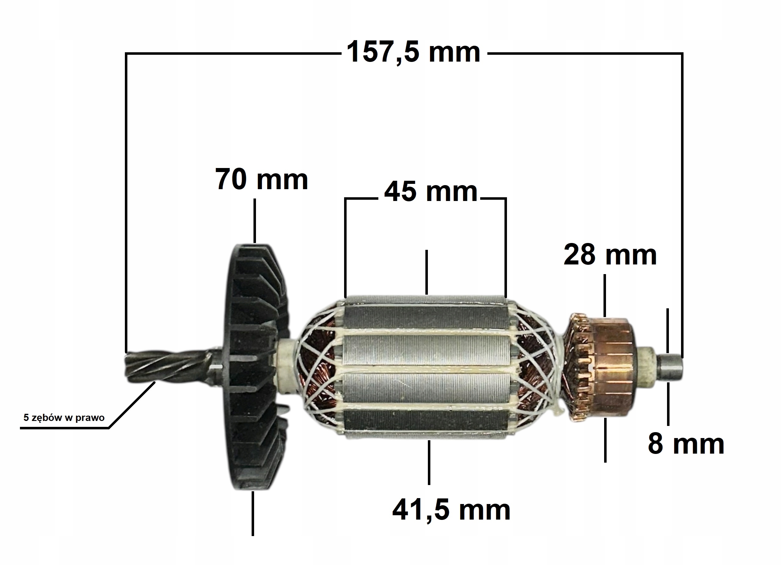 Rotor pre vŕtacie kladivo Einhell BBH-858 (jk 263)