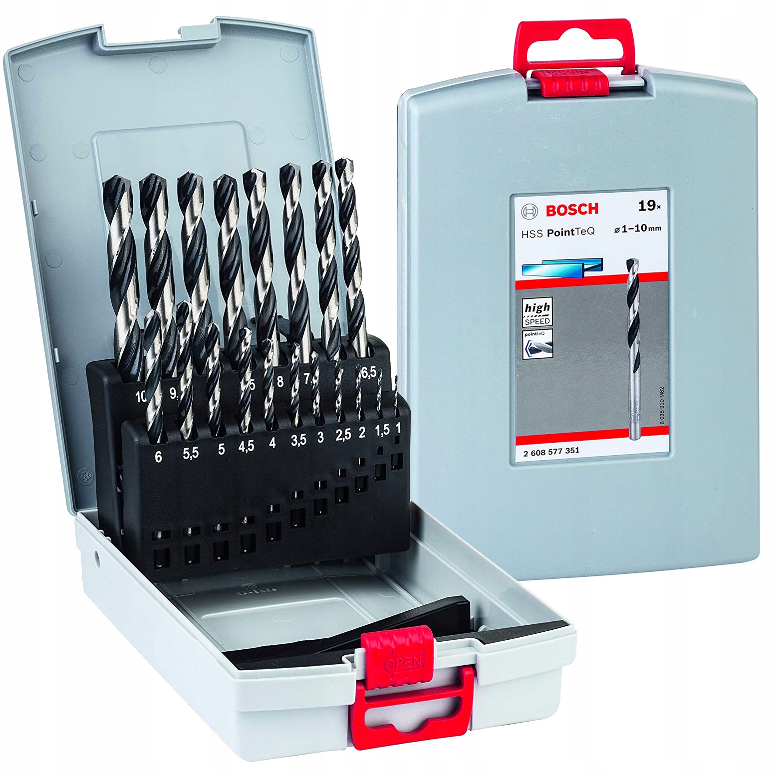 Sada vrtákov Bosch 2608577351 ProBox 19 ks