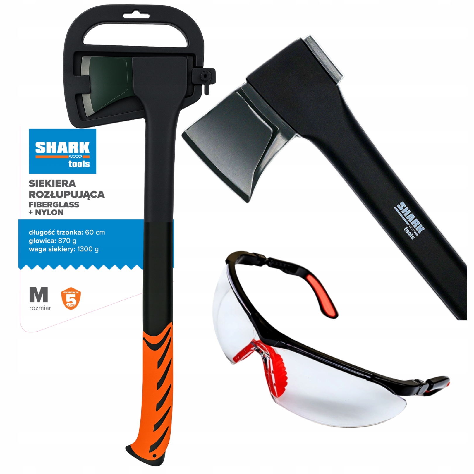 Univerzálna štiepacia sekera Shark Tools M 60 cm 1300 g