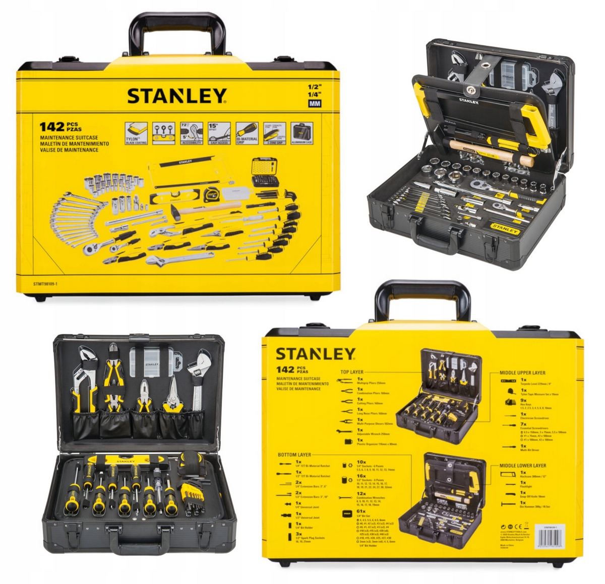 Sada náradia Stanley 142 ks. (98109STMT-1)
