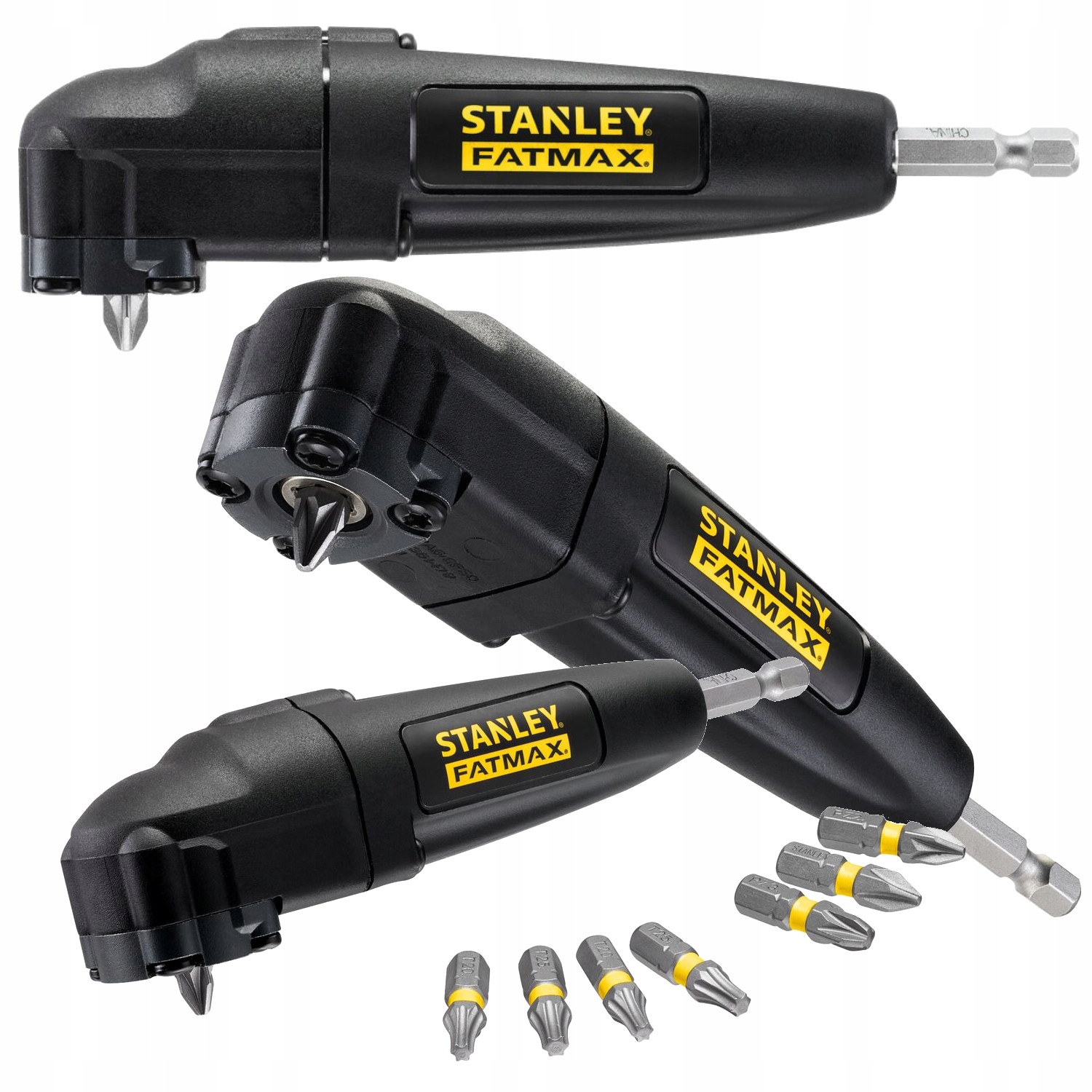 STANLEY STA88582 FATMAX UHLOVÝ NÁSTAVEC + BITKY