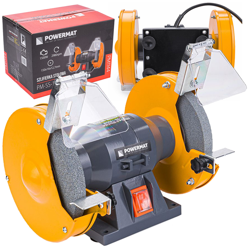 Stolná brúska Powermat PM-SS-1500M 150 mm