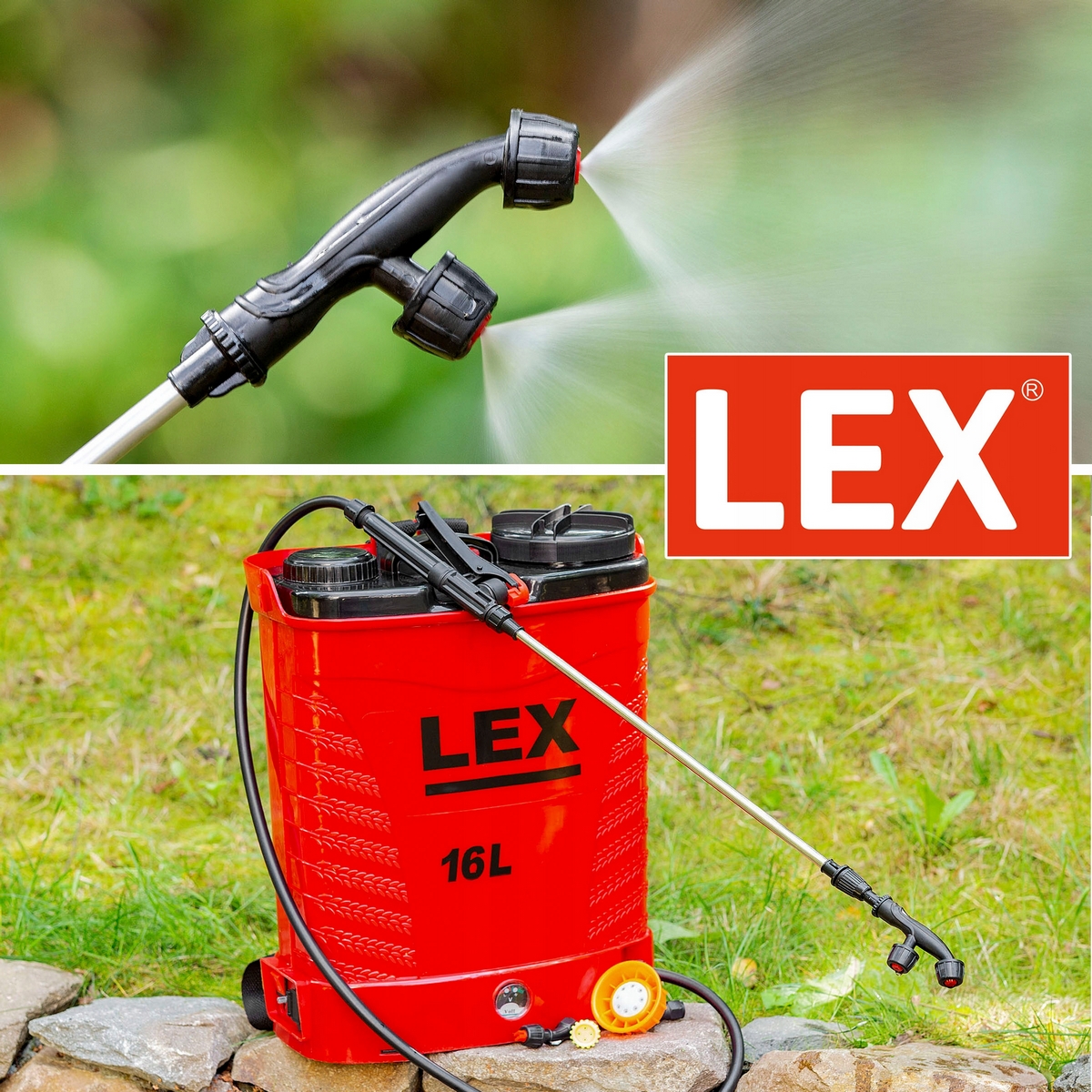 Akumulátorový postrekovač Lex 16 l