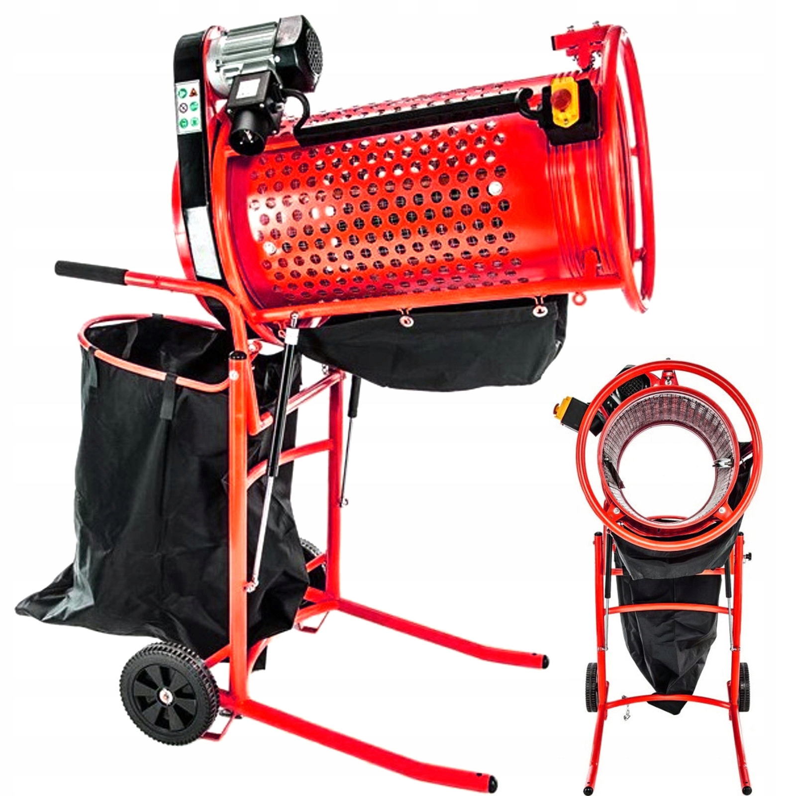 Bubnový sito Fixem na pôdu a kompost 230V