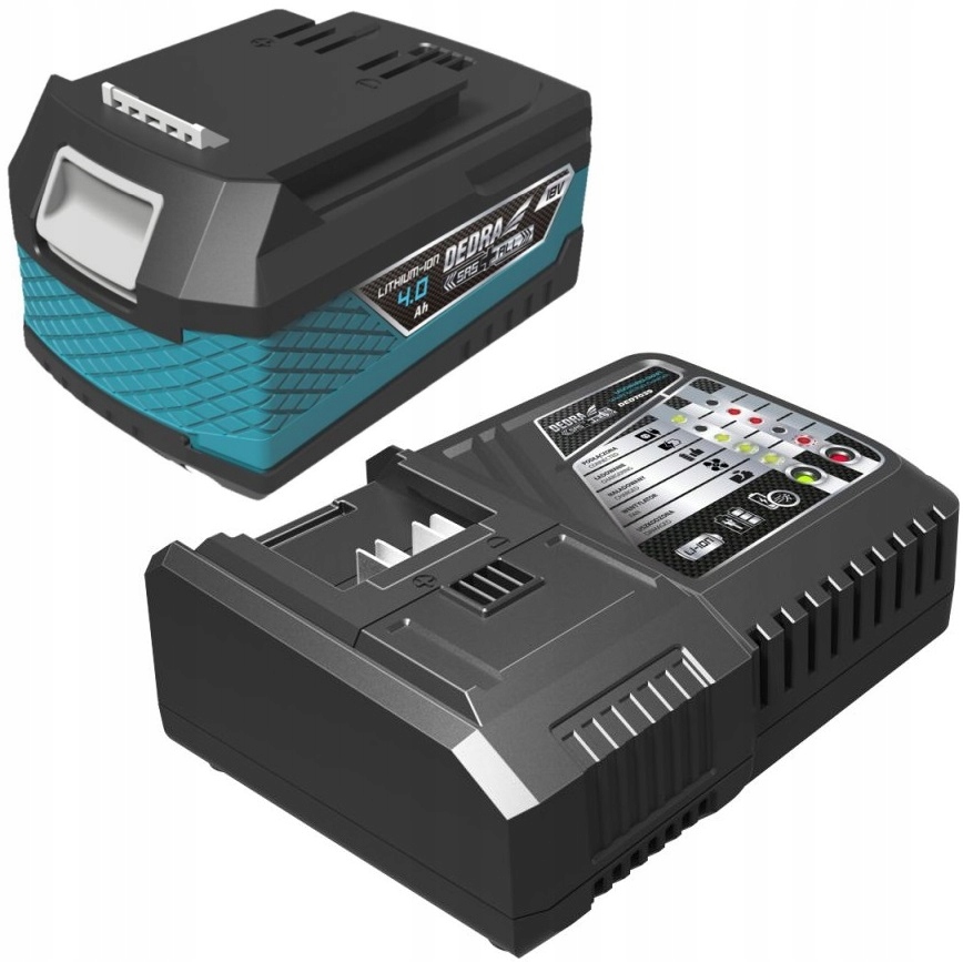 Náhradná batéria - Fast Dedra Charger Li-ion batéria 18V + 4AH