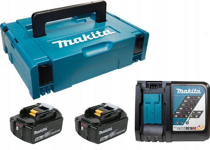 Náhradná batéria - Rýchle Makita DC18RC + 2x 5AH nabíjačka