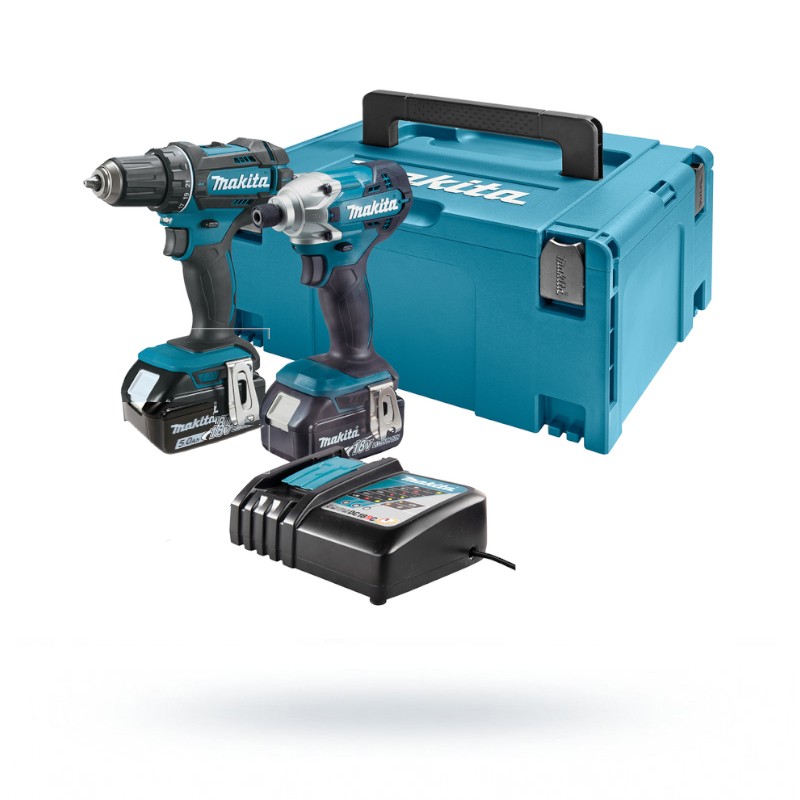Kombinovaná súprava 18V (DTD156+DDF482) 3x5,0Ah Makita
