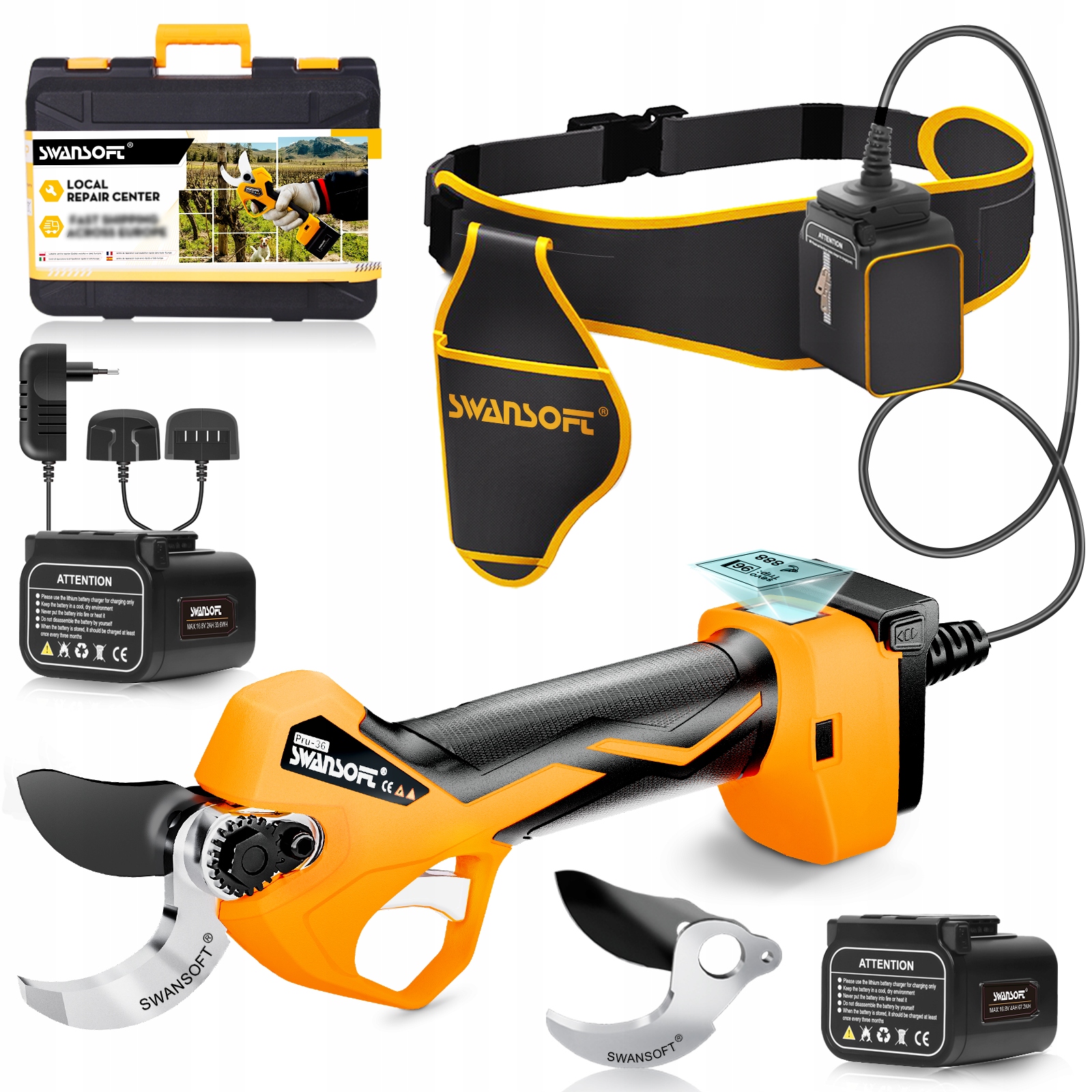 Swansoft Pru36 profesionálny elektrický prerezávač 36mm
