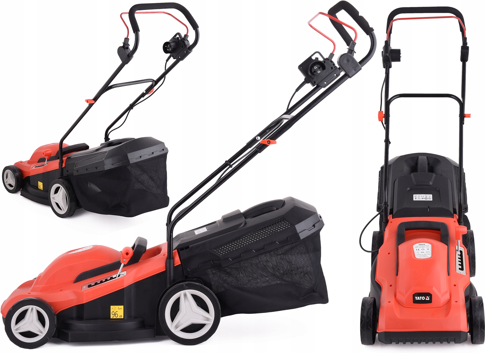 Yato 1800 W elektrická kosačka na trávu 50 l