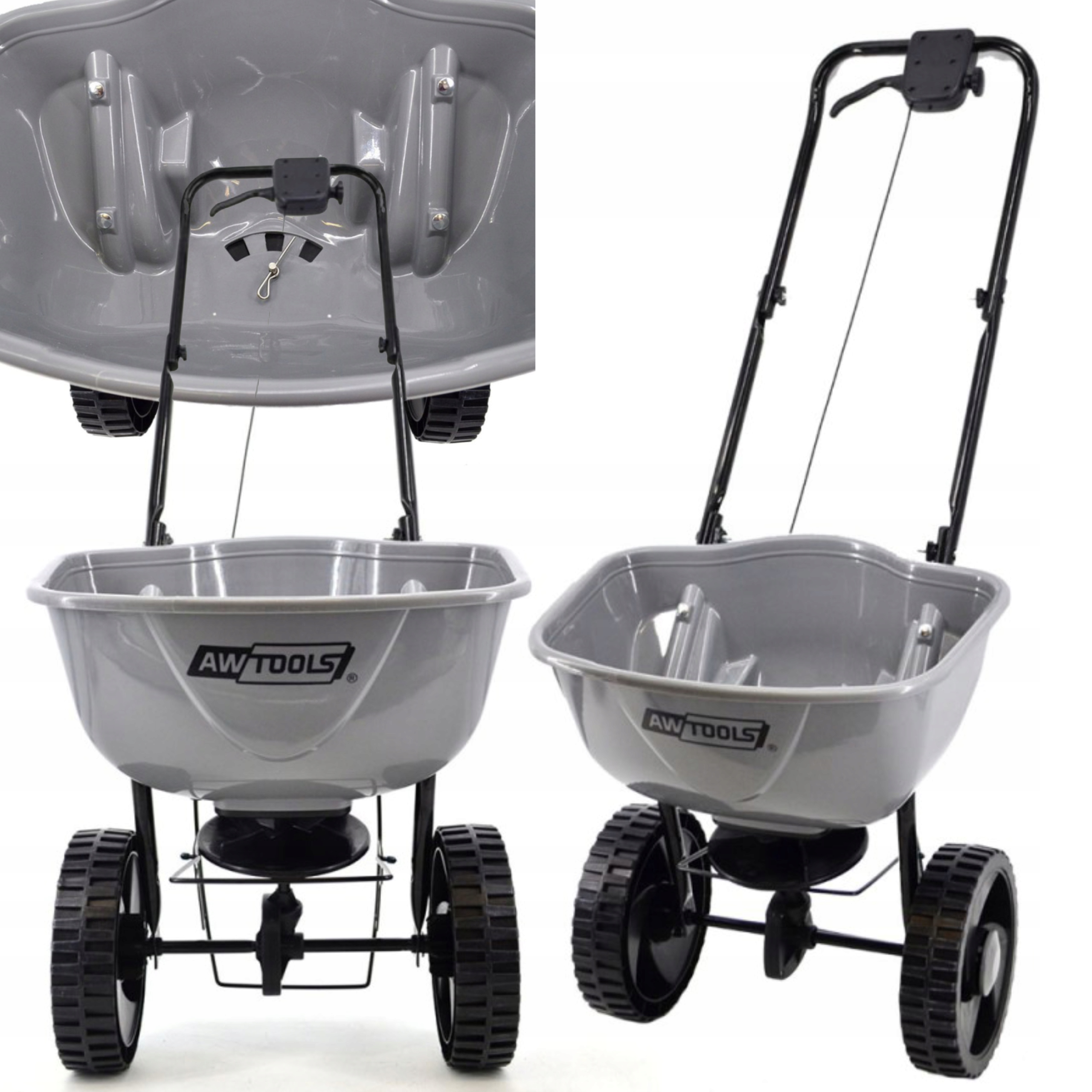 AW-Tools Záhradná ručná sejačka 15 l 300 cm