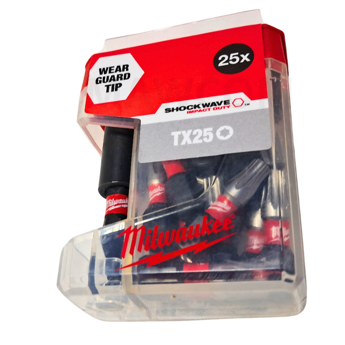 Nárazové bity TX25 25mm 25ks. + držiak MILWAUKEE