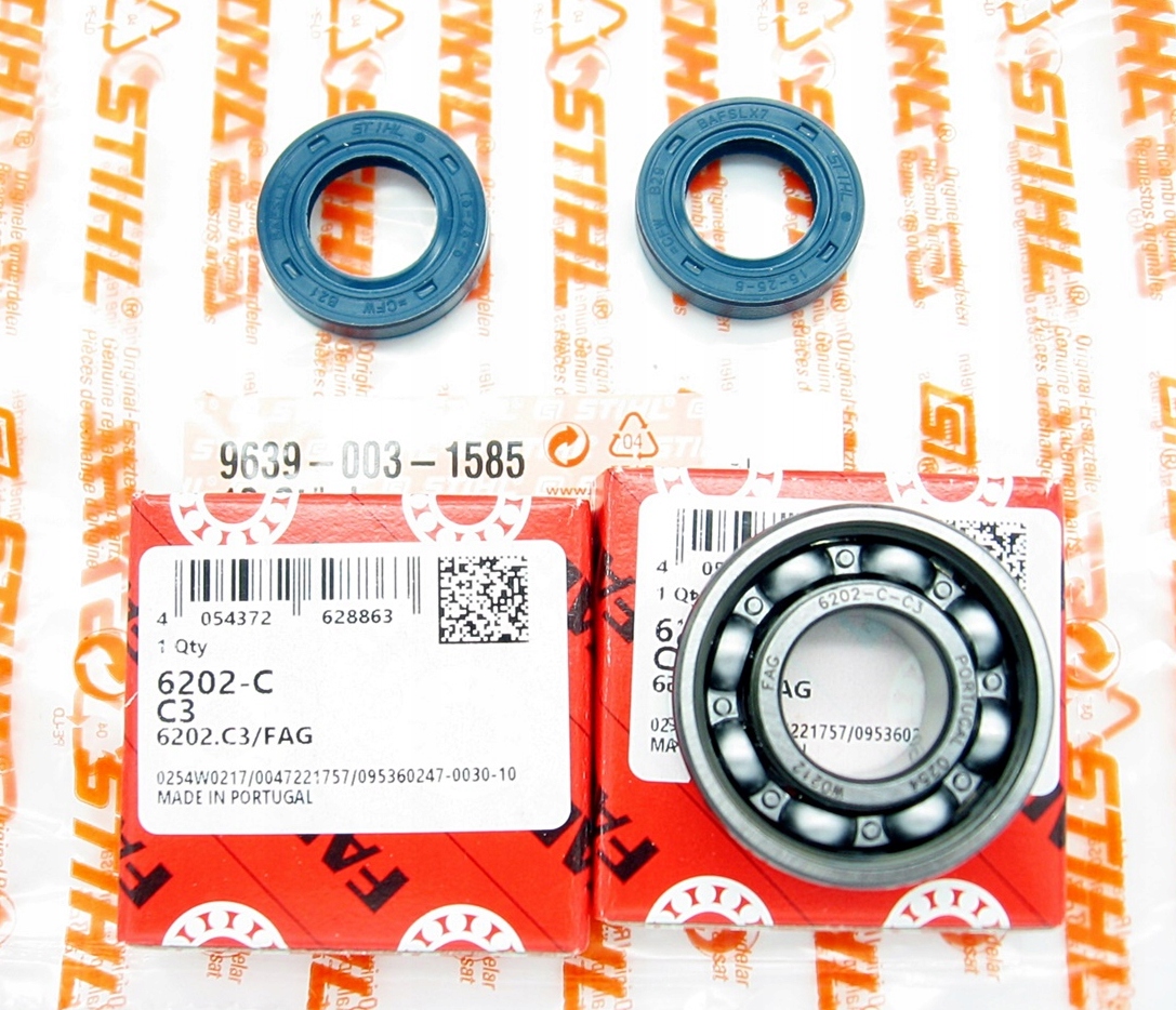 Ložiská - Tesnenia hriadeľa a ložiská pre STIHL 021 MS250