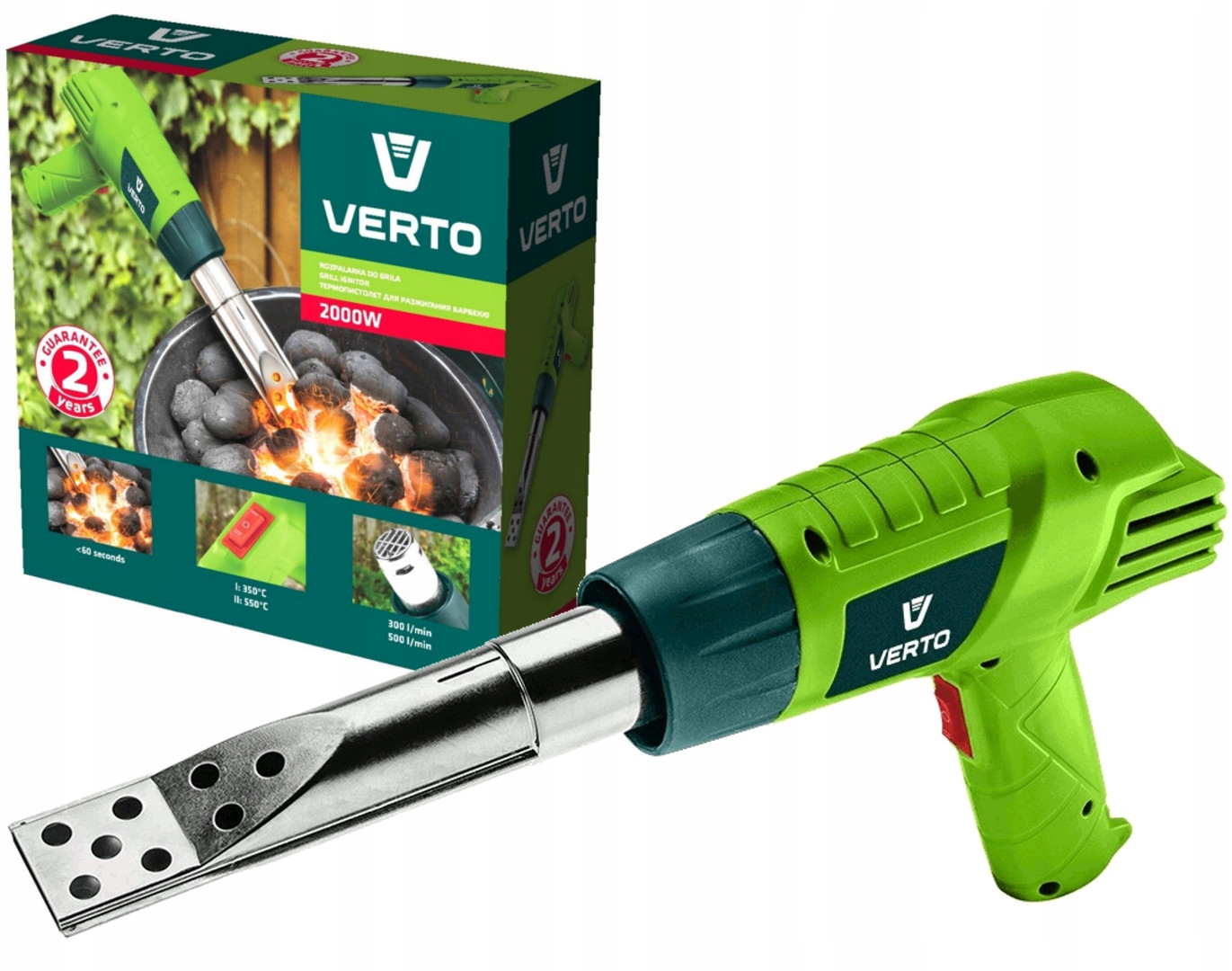 Zapaľovač grilu 2000W, 51G511 VERTO