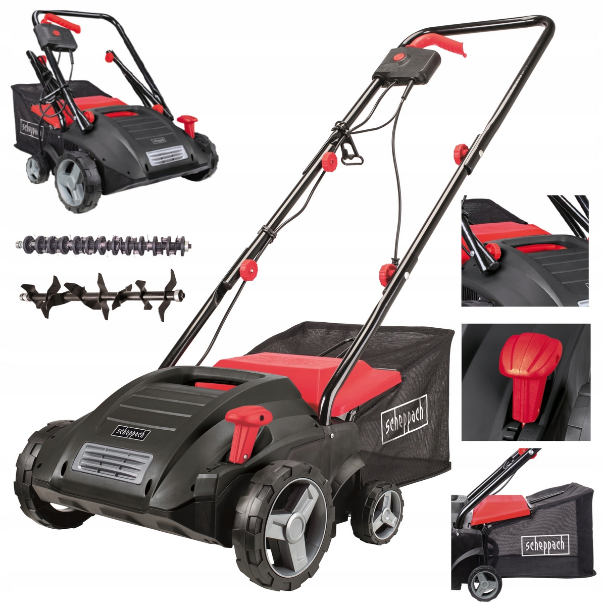 Prevzdušňovač, wertykulátor Scheppach 38 cm 1600 W