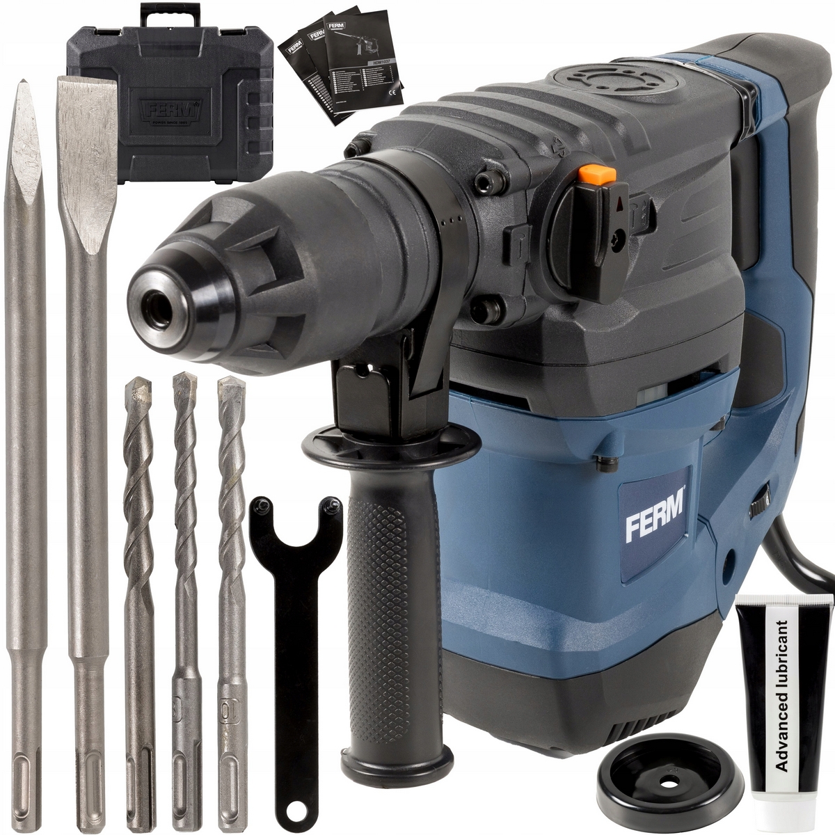 SDS Plus príklepové kladivo do siete Ferm 6 J 1500 W 230 V