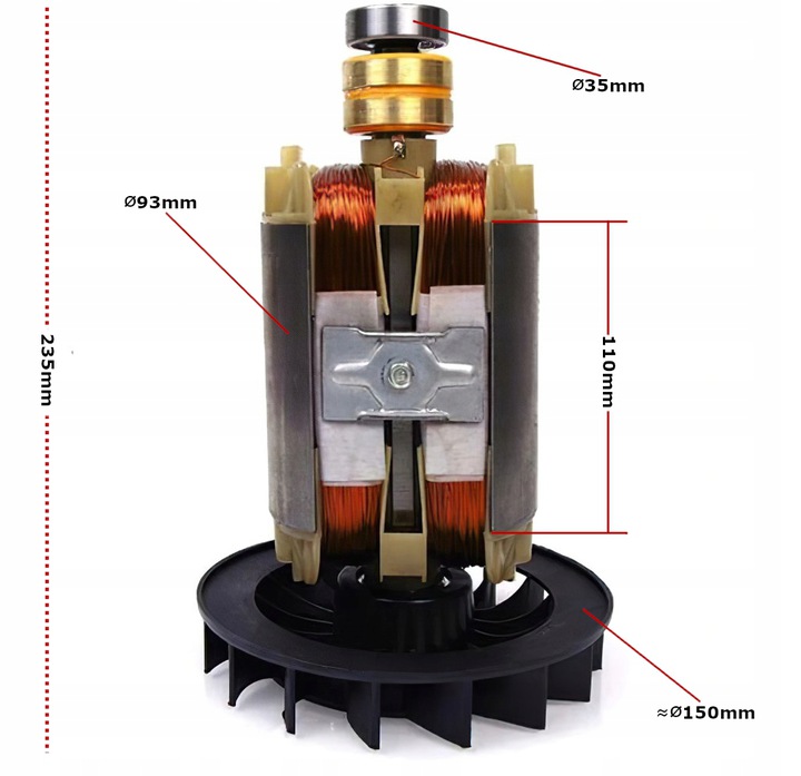 Rotor - Makita 4350Ct- Elektronický ovládač č.