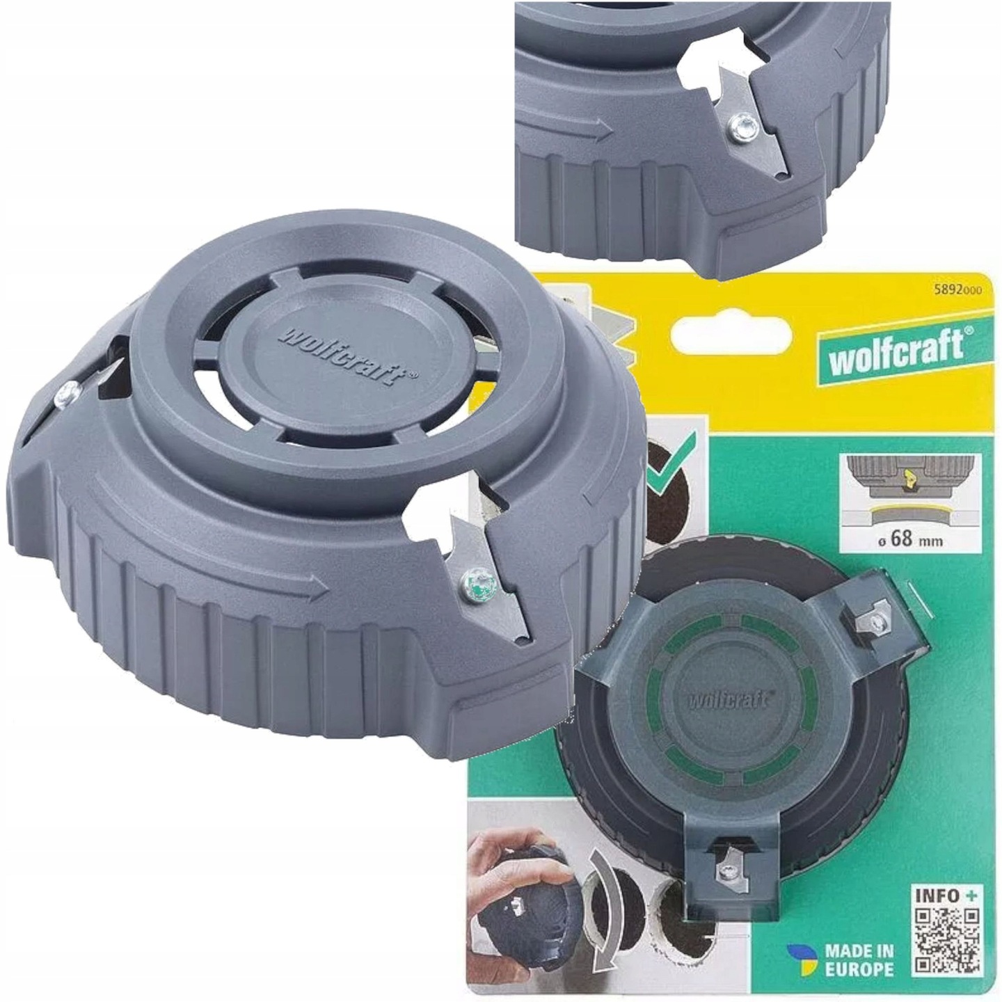 Otwornica Wolfcraft 68 mm
