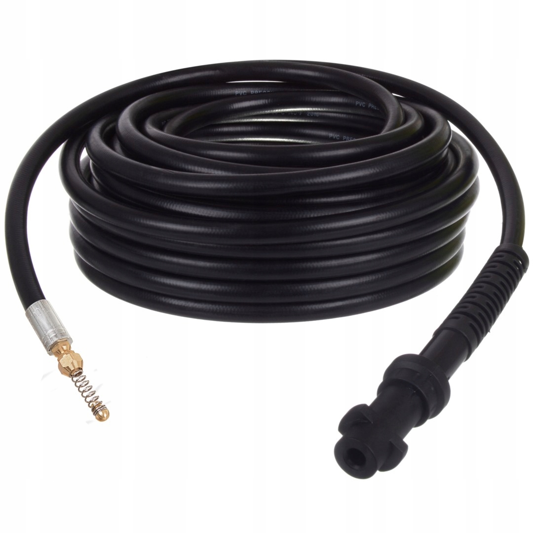 Snake 10m kanalizačného systému s pružinou pre Karcher K2 - K7