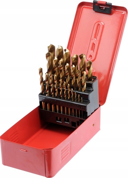 TItánové HSS VŔTAČKY DO KOVU VŔTAČKY 1-13mm 25 ks. 22340