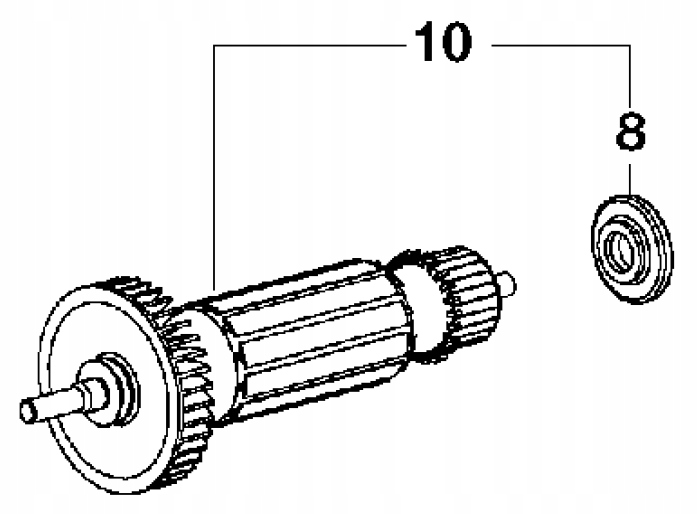 Rotor Metabo 310013390