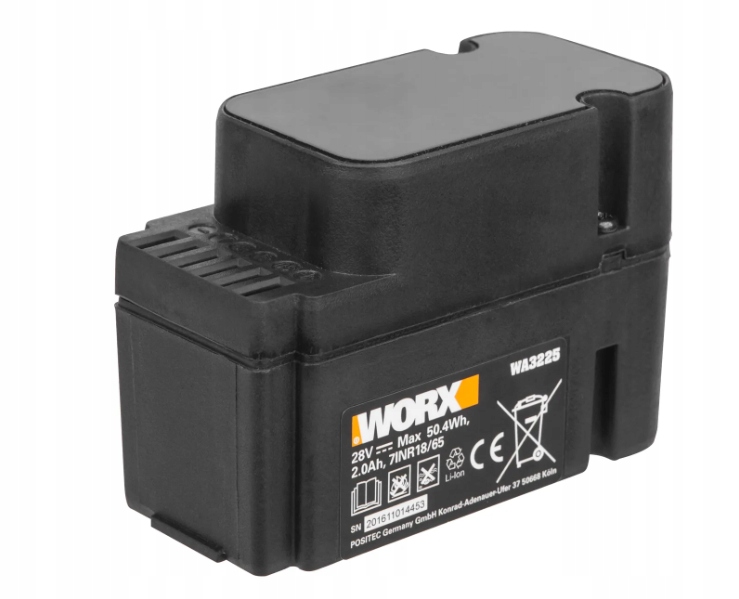 Náhradná batéria - WORX WA3225 LI-ION LANDROID 2.0AH 28V batéria