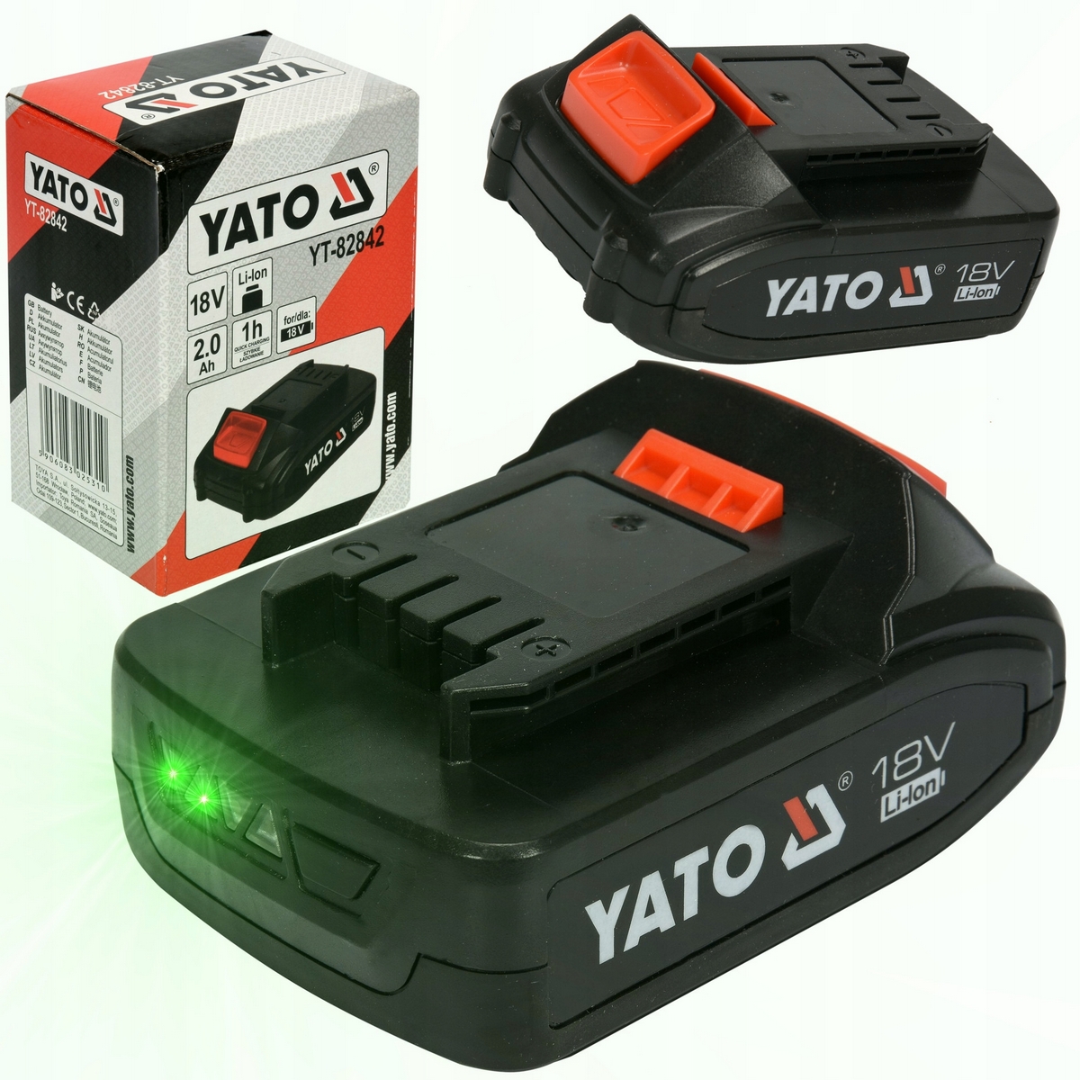 Náhradná batéria - Batéria Yato 18V 2,0AH Li-Ion YT-82842