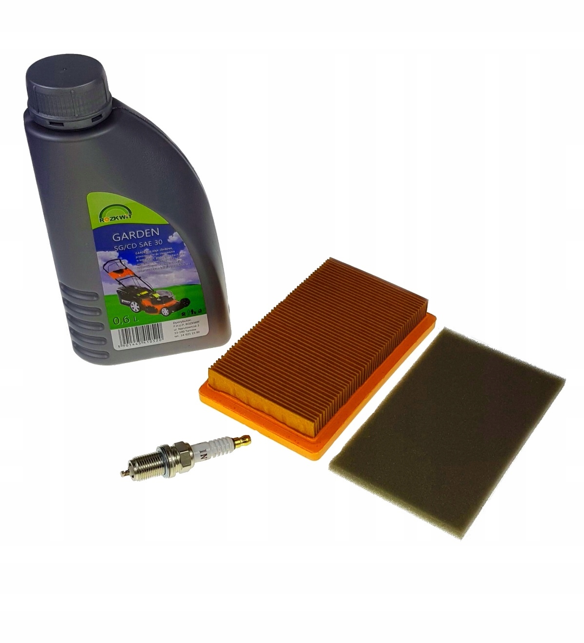 Olej do kosačky - Sviečkové oleje 450 500 550 625 Vzduchový filter