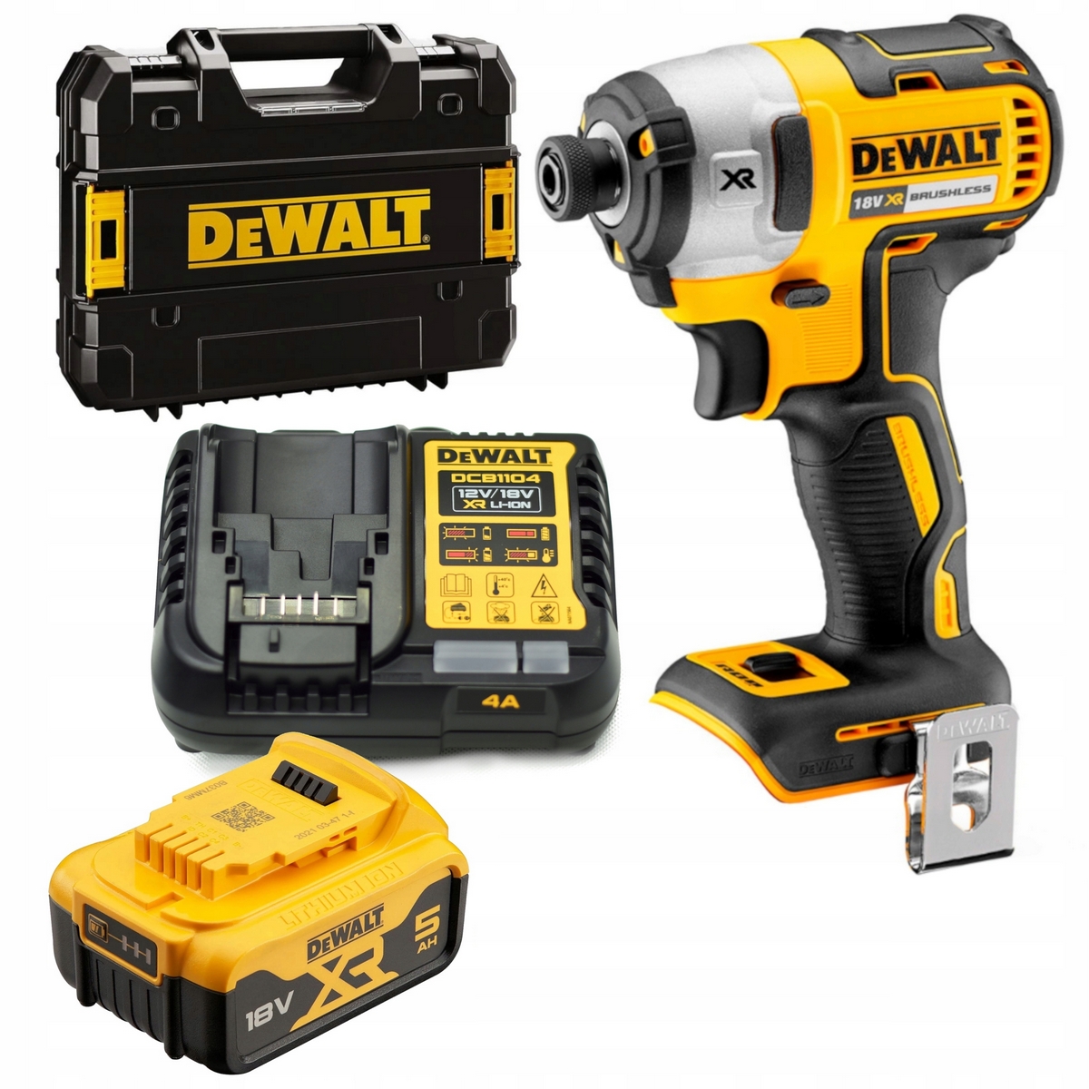 Nárazový unášač DeWalt DCF887P1 18 V 5 Ah