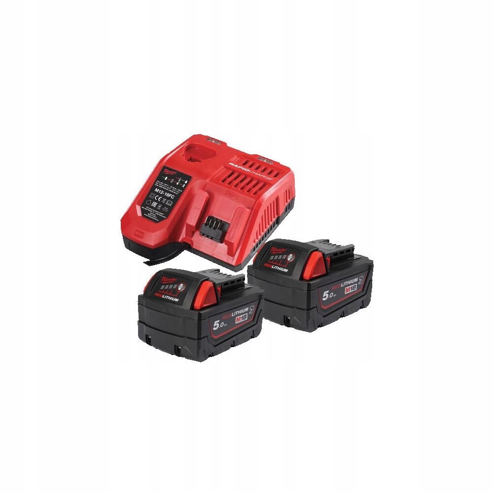 Náhradná batéria - Aku set. 2 x 5,0AH 18V + objednávka