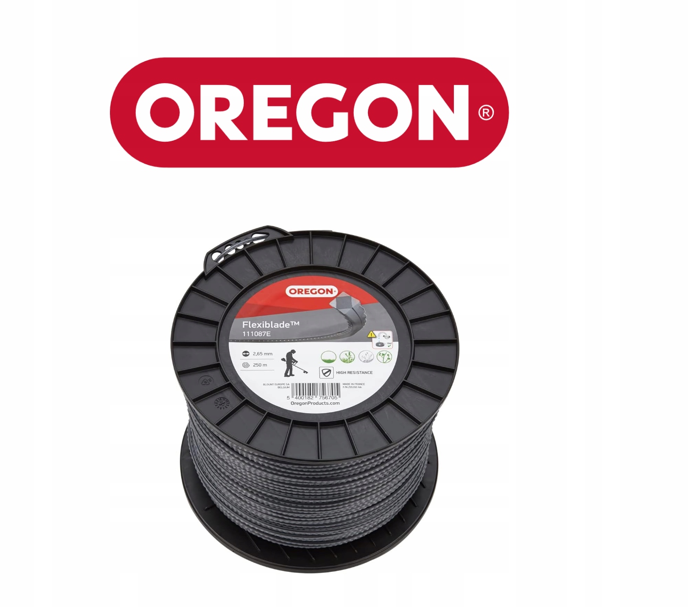 4 mm rybársky vlasec FLEXIBLADE OREGON pre benzínové krovinorezy