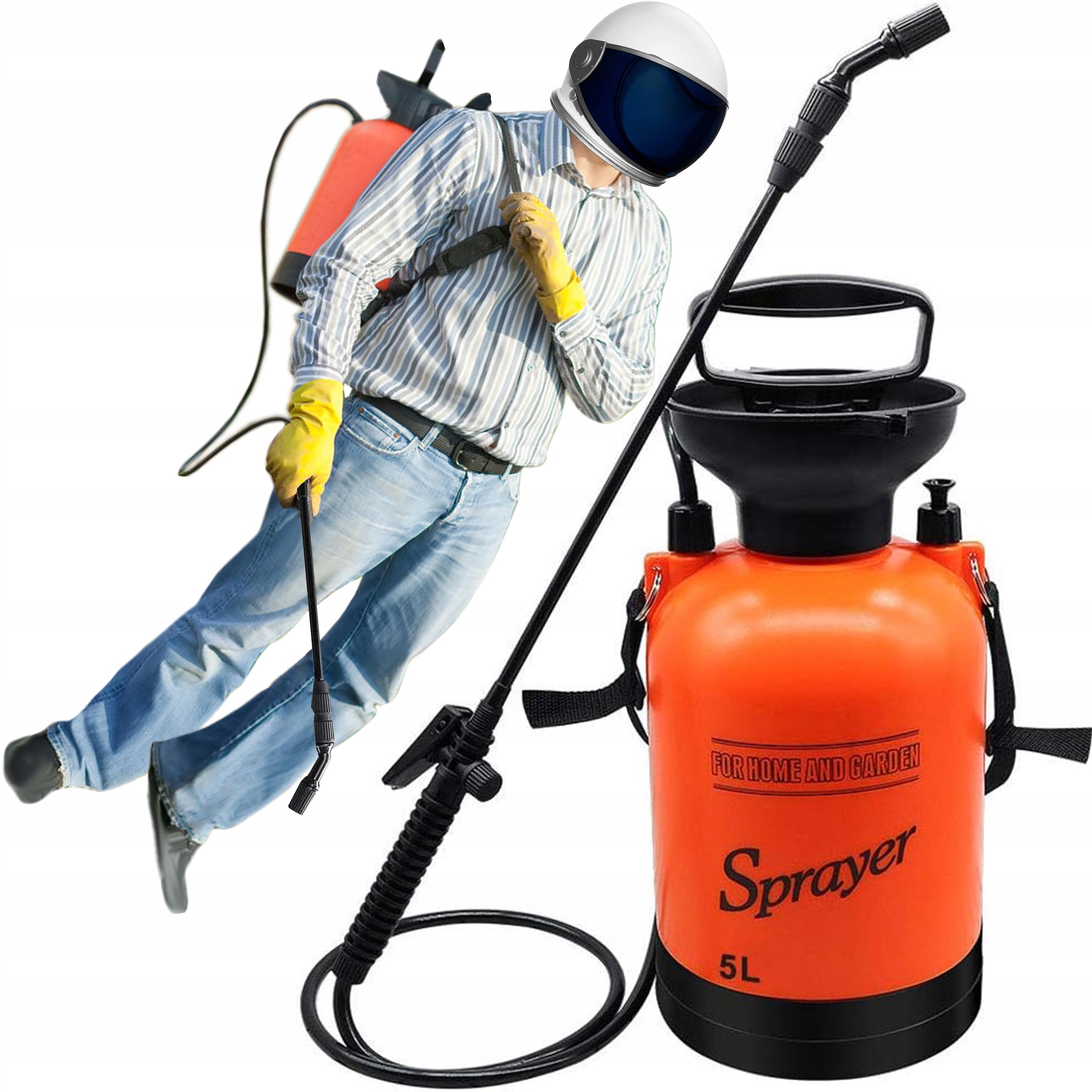 LAZYhome ručný postrekovač 5 l