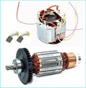 MAKITA 2704 motorových Rotora Statorového Kefku držiak ORIGINÁL