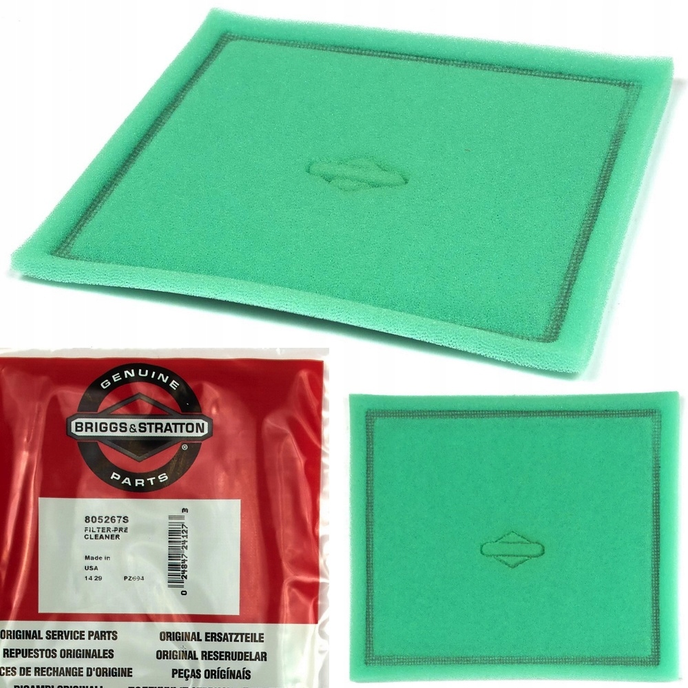 Filter na kosačku - ORG Air Filter Prefiltr B & S 805267S